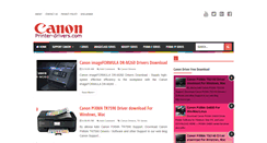 Desktop Screenshot of canonprinter-drivers.com