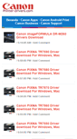 Mobile Screenshot of canonprinter-drivers.com